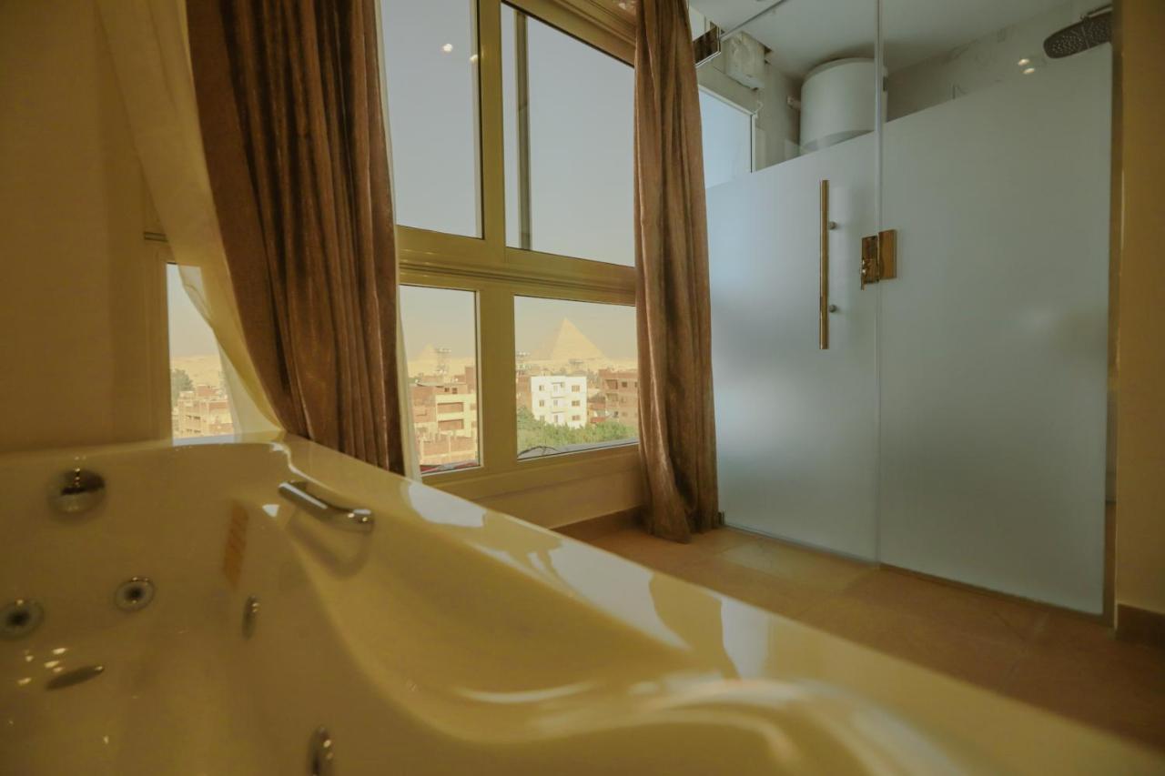 King Khafren View Inn Kafret el-Gabal Eksteriør billede