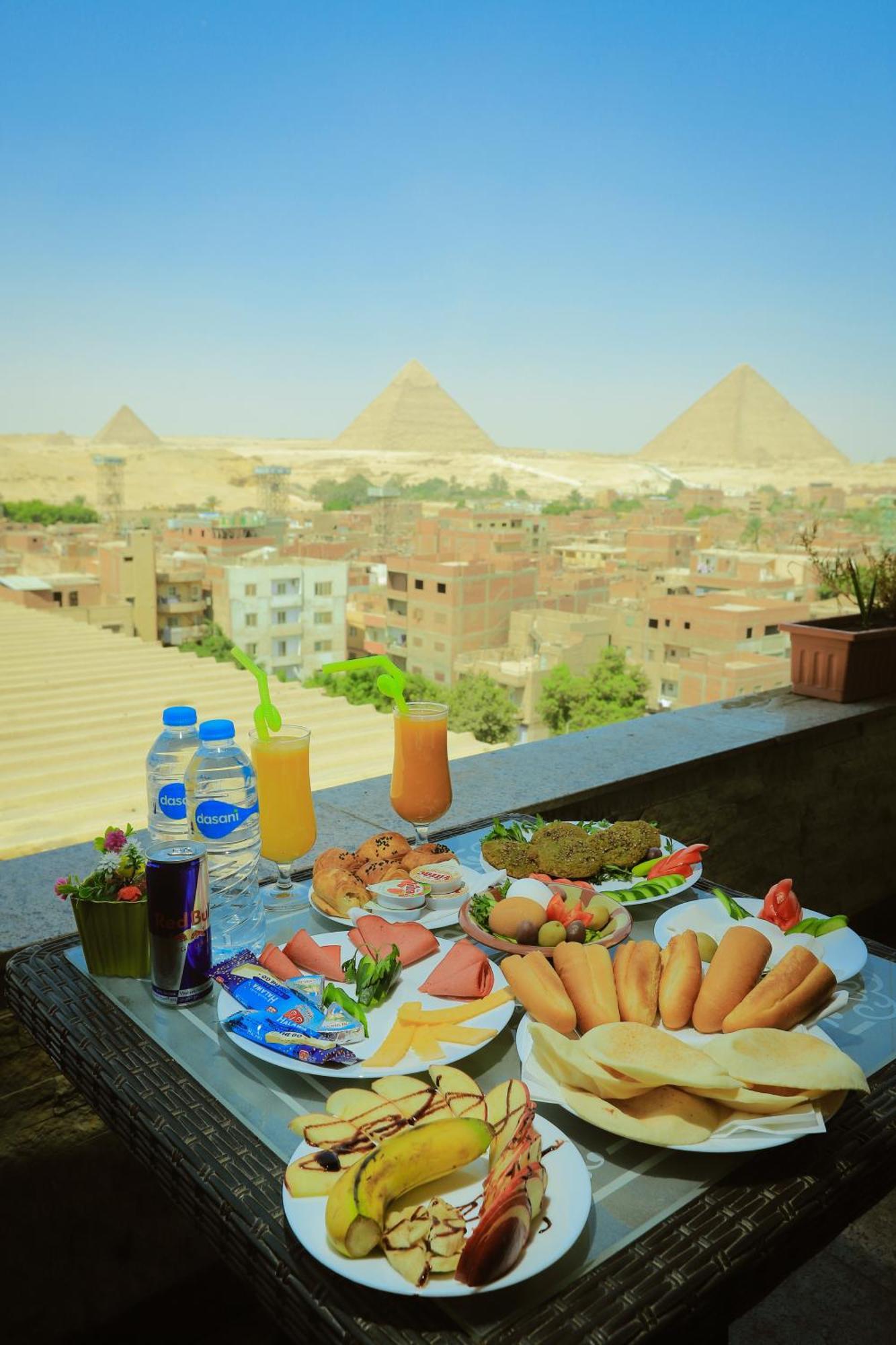 King Khafren View Inn Kafret el-Gabal Eksteriør billede