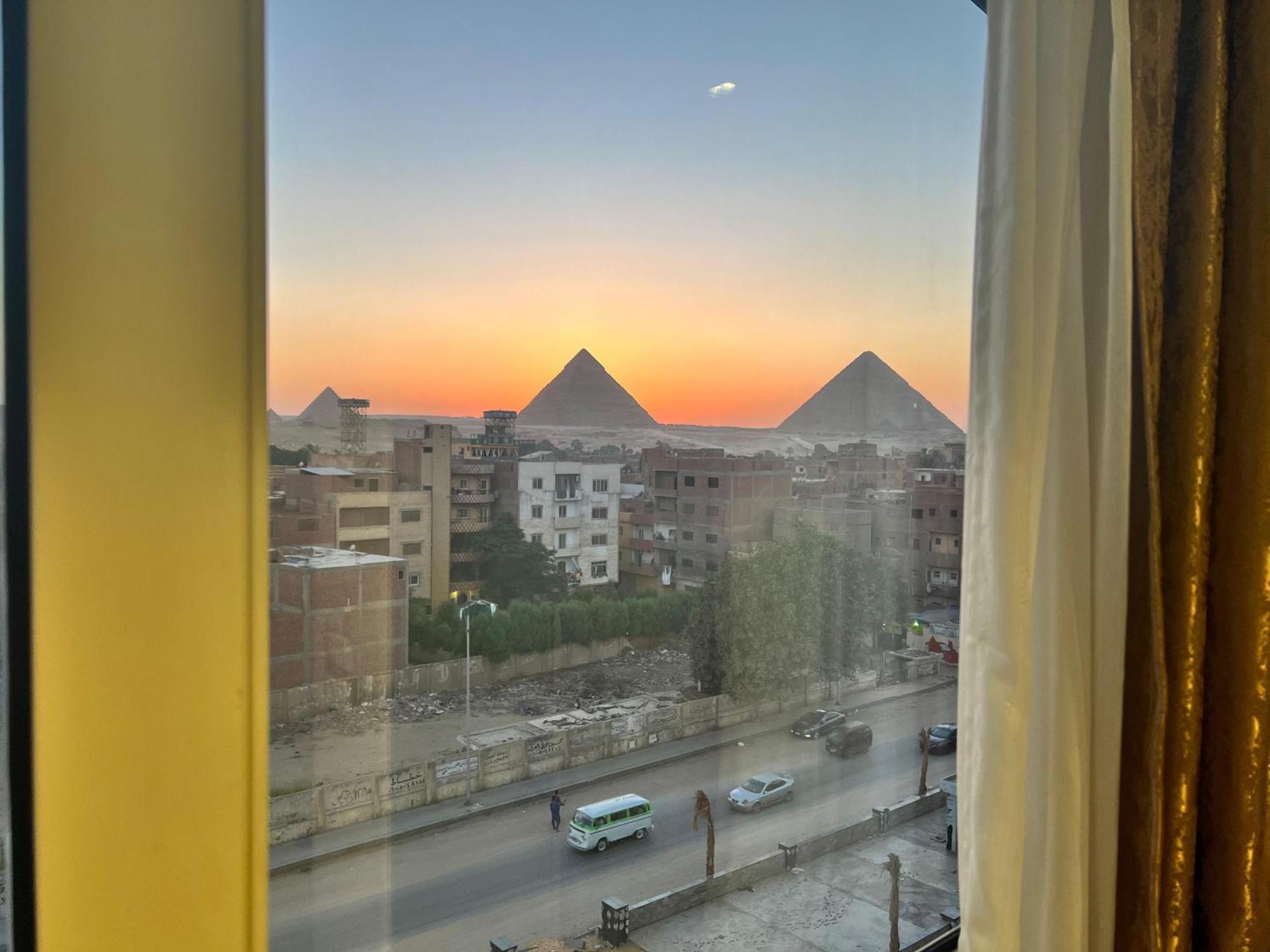 King Khafren View Inn Kafret el-Gabal Eksteriør billede