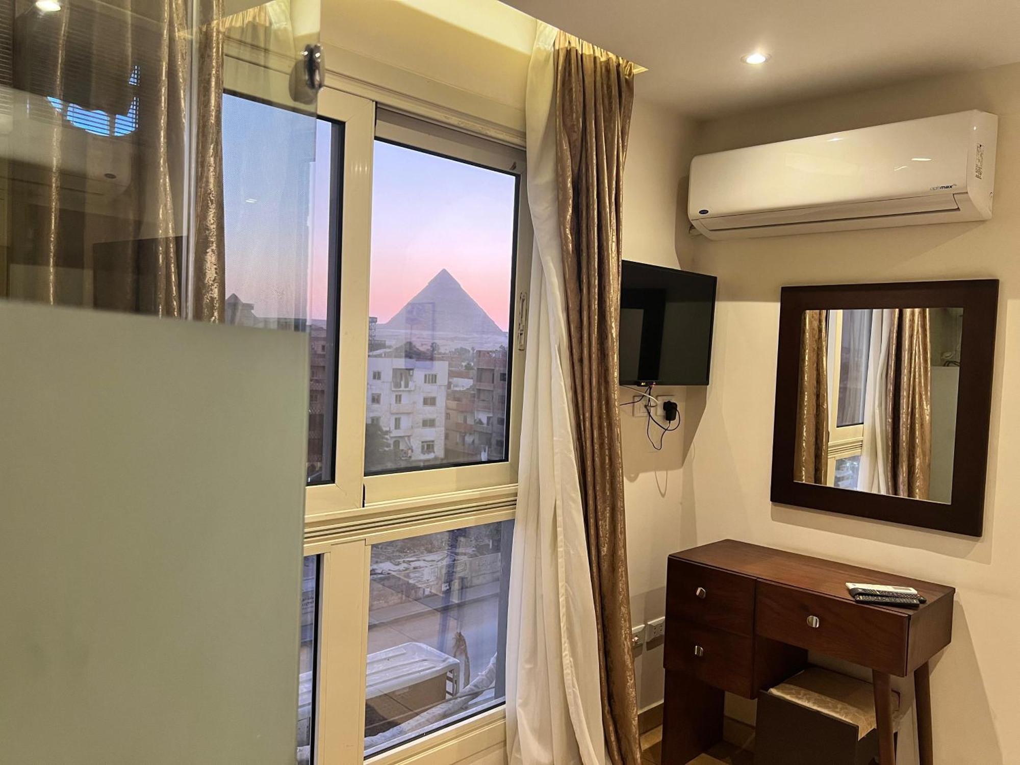 King Khafren View Inn Kafret el-Gabal Eksteriør billede