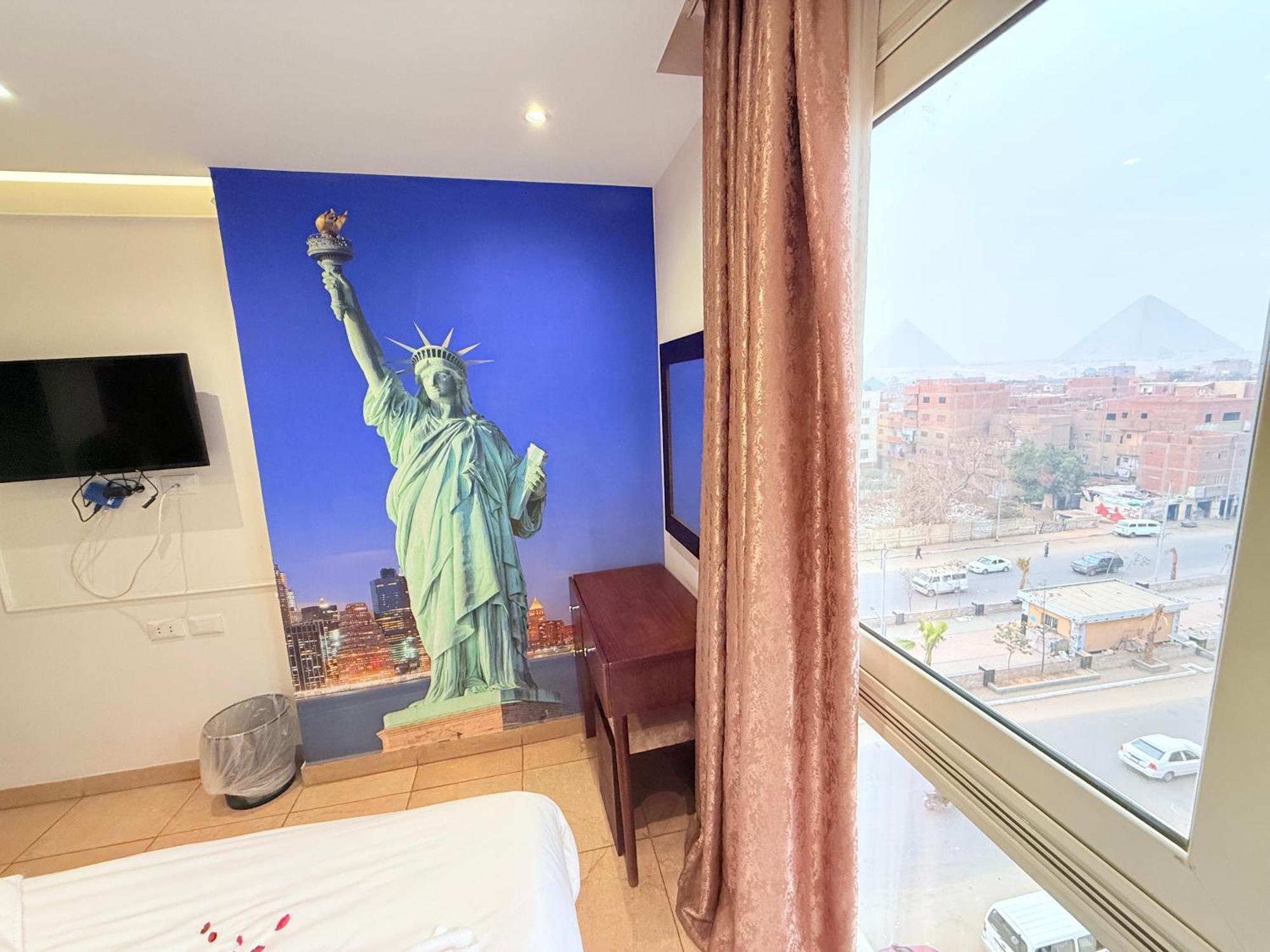 King Khafren View Inn Kafret el-Gabal Eksteriør billede